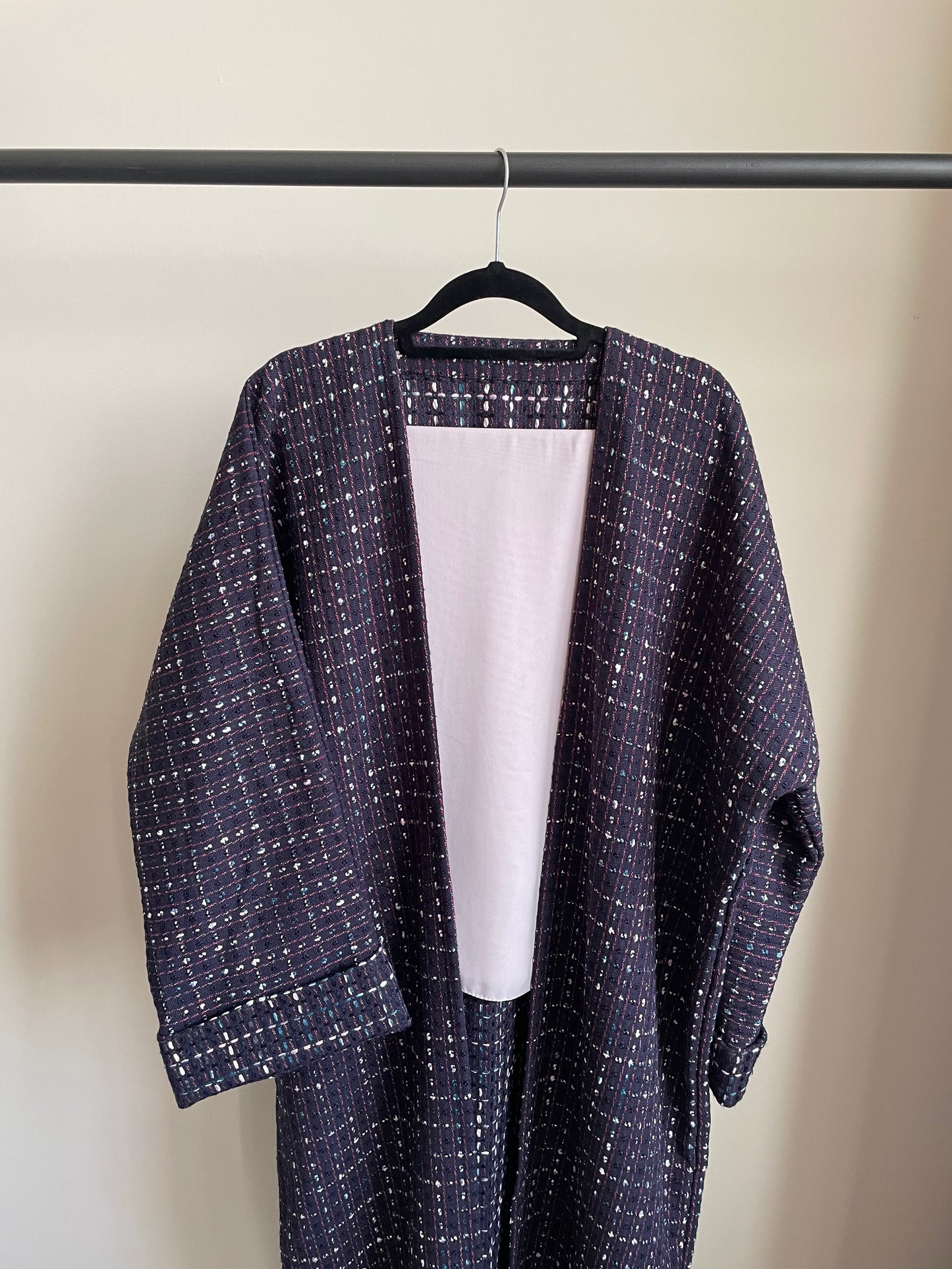 23 - Tweed - Navy Blue