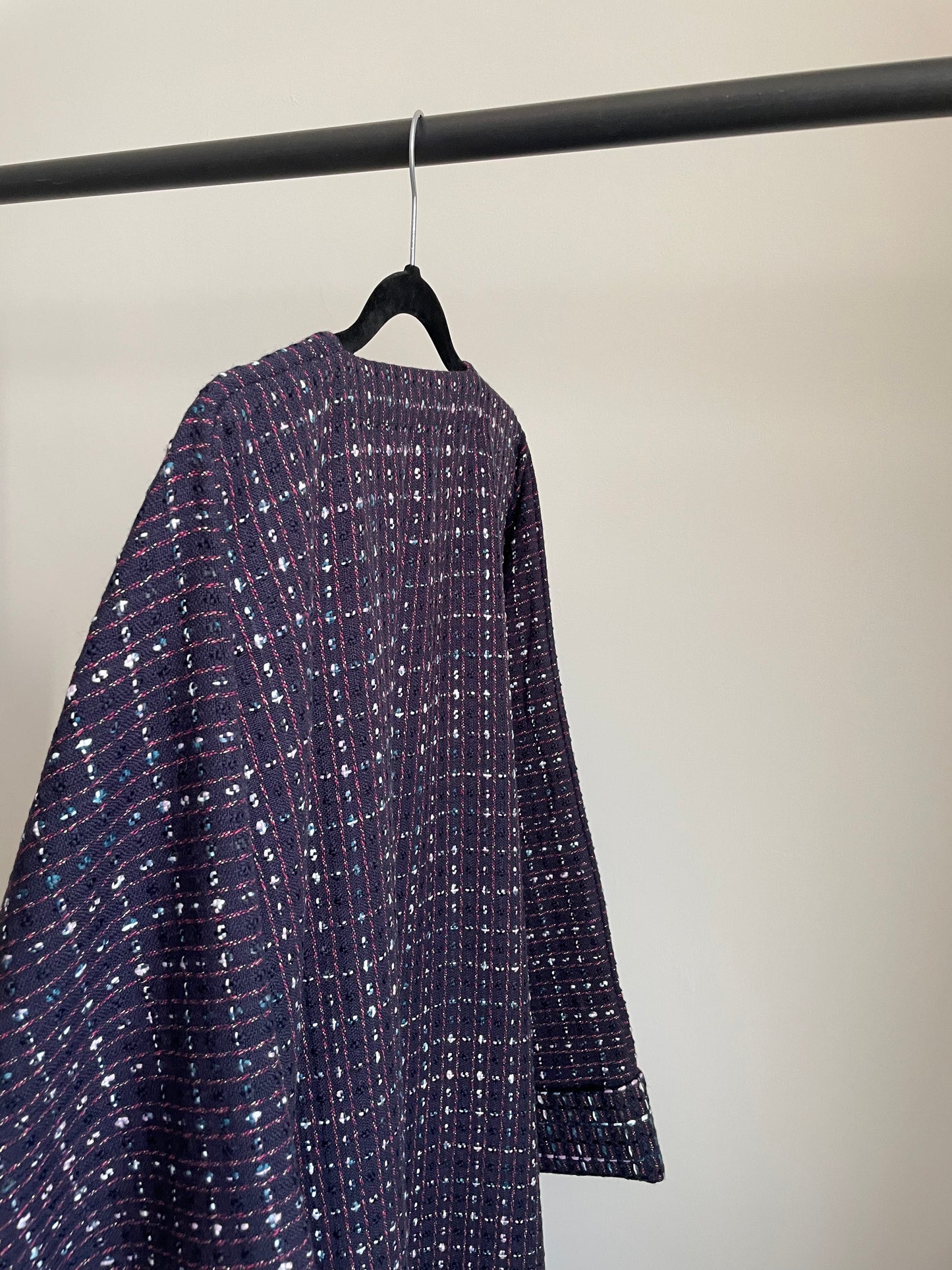 23 - Tweed - Navy Blue